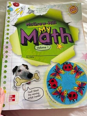 McGraw-Hill My Math Volume 1 - Bright Green Cover